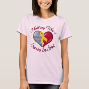 Half My Heart Serves in Iraq T-Shirt