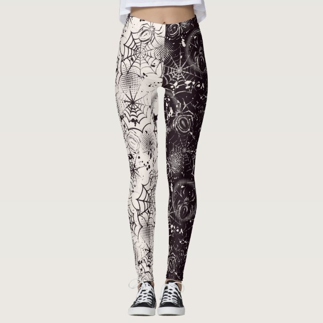 Half n’ Half Leggings (Front)