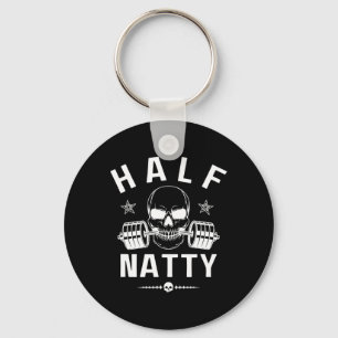 Half Natty Athletic Fitness Gym Bodybuilding Meme  Key Ring