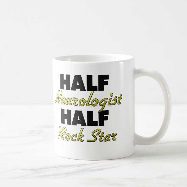 Half Neurologist Half Rock Star Coffee Mug (Right)