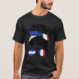 Half Nicaraguan Half French Mix Nicaragua And Fran T-Shirt