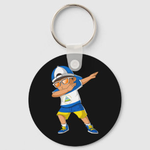 Half Nicaraguan Ukrainian Boy Nicaragua Ukraine Fl Key Ring