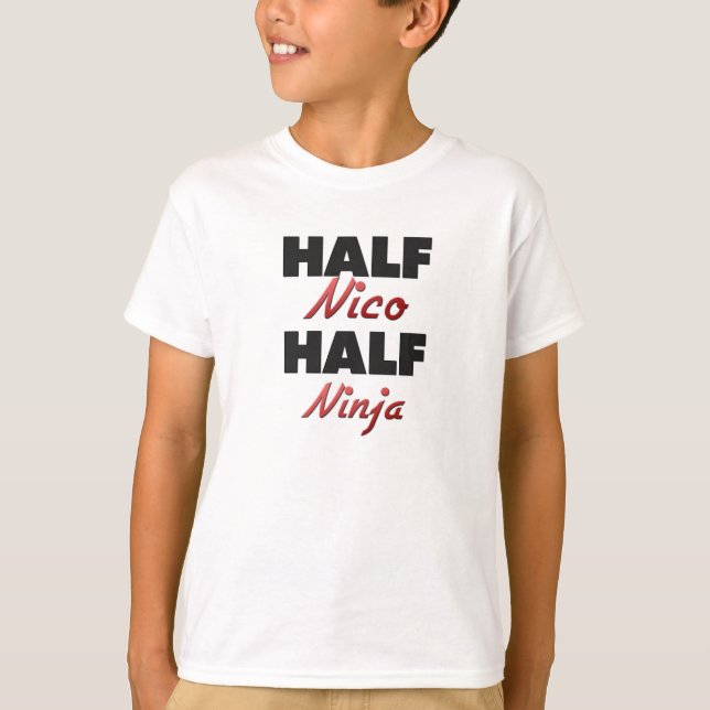 Half Nico Half Ninja T-Shirt (Front)