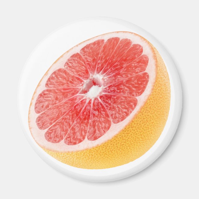Half of grapefruit magnet (Front)