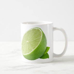 Half of lime coffee mug