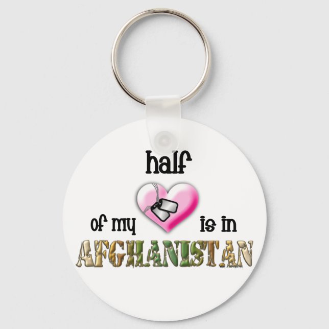half of my heart...afghanistan 2 key ring (Front)