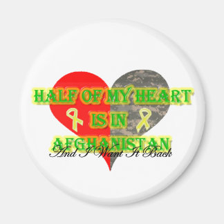 Half Of My Heart Is In Afghanistan Magnet