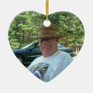 Half Of My Heart Lives In Heaven Memorial Ceramic Tree Decoration