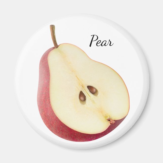 Half of pear magnet (Front)