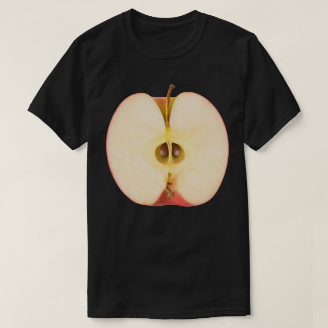 Half of red apple T-Shirt (Design Front)