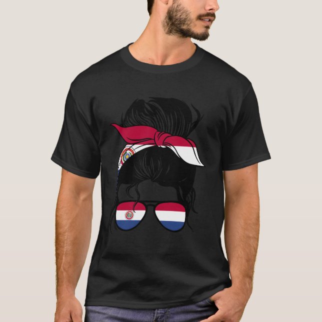 Half Paraguayan Half Dutch Mix Paraguay & Netherla T-Shirt (Front)