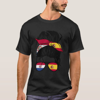 Half Paraguayan Half Spanish Roots Spain And Parag T-Shirt