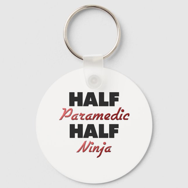 Half Paramedic Half Ninja Key Ring (Front)