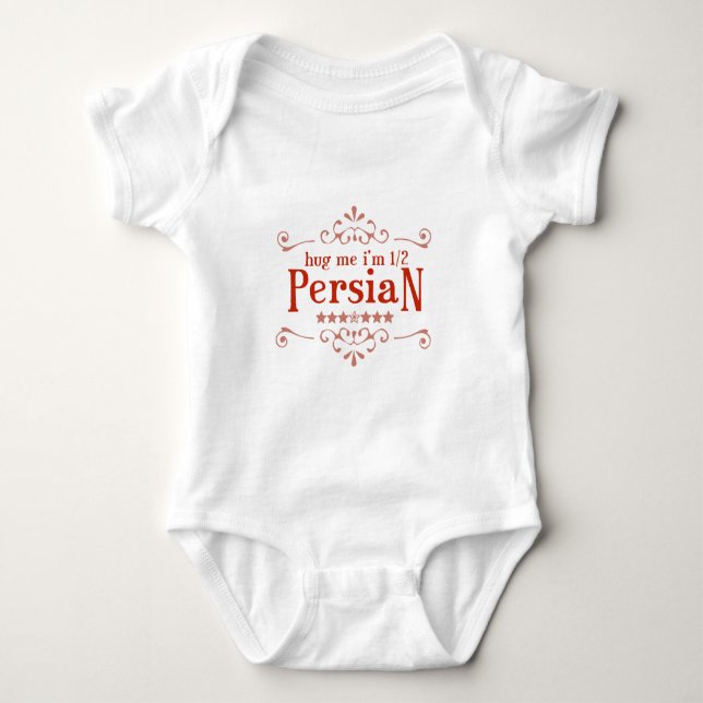 Half Persian Baby Bodysuit (Front)