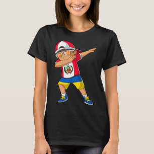 Half Peruvian Half Ukrainian Boy Peru Ukraine Flag T-Shirt