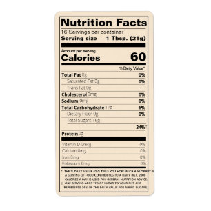 Half Pint Honey Nutrition Facts Goldenrod Food