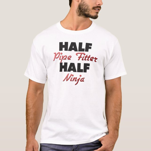 Half Pipe Fitter Half Ninja T-Shirt (Front)