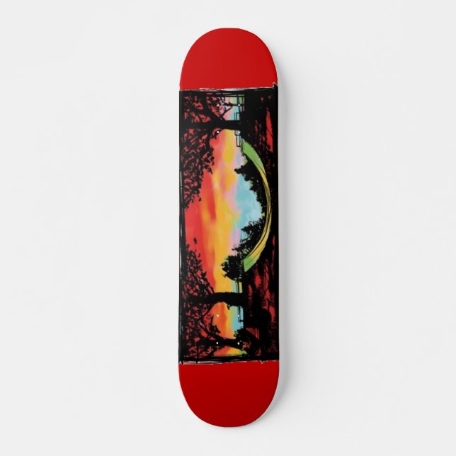 Half Pipe & Sunset Skateboard (Front)