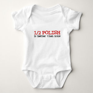 Half Polish Baby Bodysuit