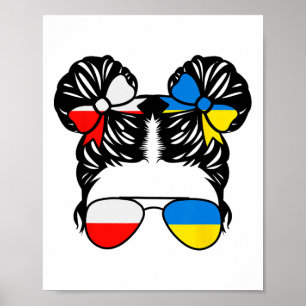 Half Polish Half Ukrainian Girl Poland Kids Herita Poster
