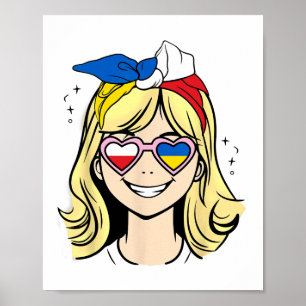 Half Polish Half Ukrainian Little Girl  Poster