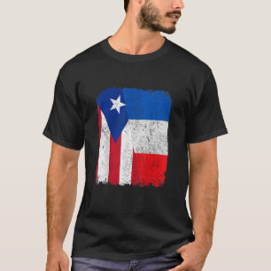 Half Puerto Rican Half French Flag Heritage Pride T-Shirt