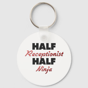 Half Receptionist Half Ninja Key Ring