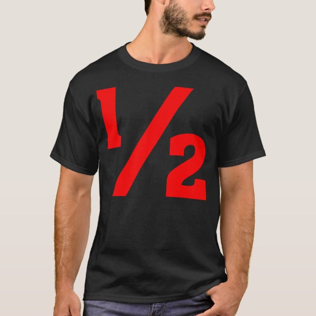 Half - Red T-Shirt (Front)