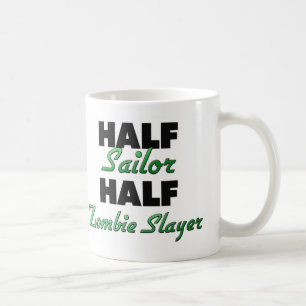 Half Sailor Half Zombie Slayer Coffee Mug
