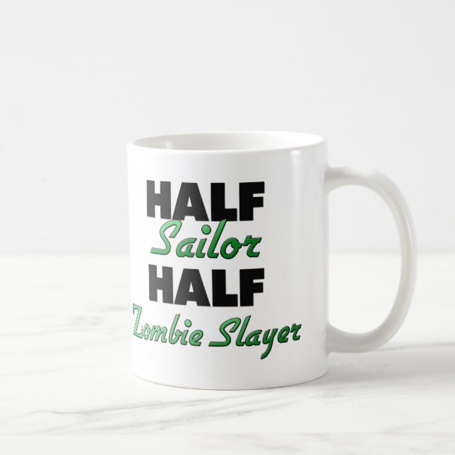 Half Sailor Half Zombie Slayer Coffee Mug (Right)