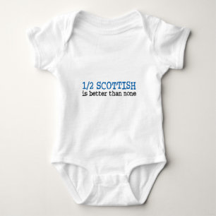 Half Scottish Baby Bodysuit