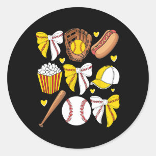 Half Sell And Softll Mum Mama Life Coquette Bow Wo Classic Round Sticker