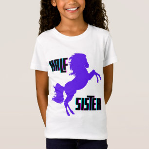 Half Sister Purple Pony Sibling T-Shirt