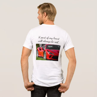 Half sleeve customised Ferrari Tshirt