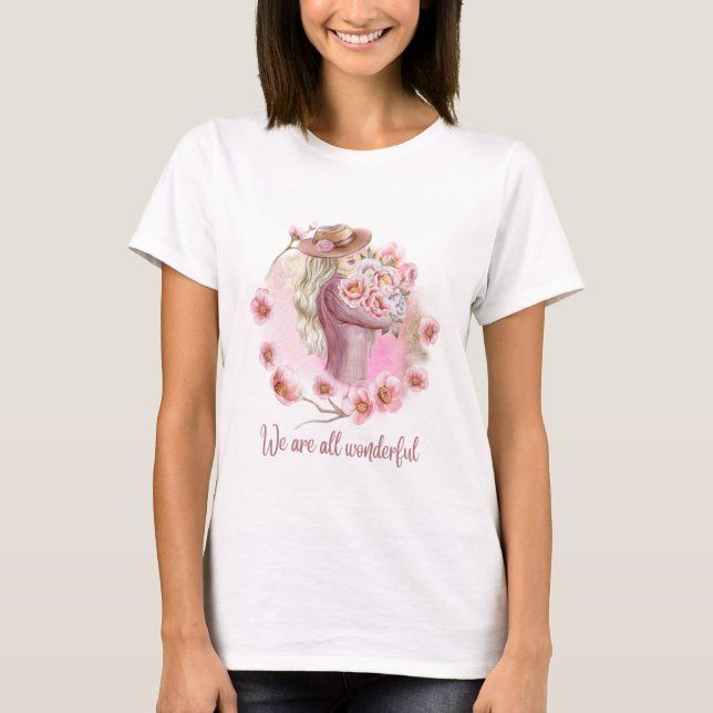 Half sleeve t-shirt with beautiful doll printed (Front)