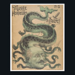 Half Snake Dragon Vintage Horror Poster<br><div class="desc">Half Snake Dragon Vintage Horror Poster
Best vintage horror poster Gifts. Perfect graphic poster gift for men,  women,  kids,  boys,  horror lovers who horror story.</div>