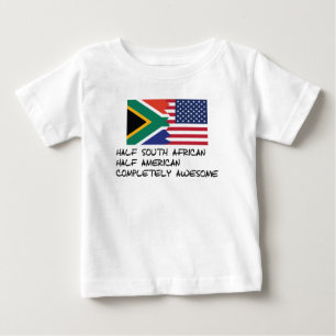 Half South African Completely Awesome Baby T-Shirt