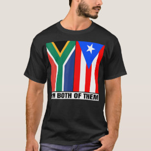 Half South African & Puerto Rican Heritage South A T-Shirt