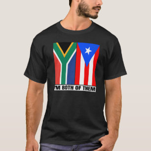 Half South African & Puerto Rican Heritage South A T-Shirt