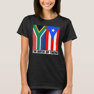 Half South African & Puerto Rican Heritage South A T-Shirt
