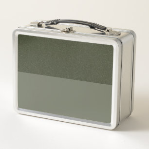 Half Speckled Moss Metal Lunchbox – Customisable