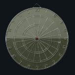 Half-Texture Moss Green Dartboard – Customisable<br><div class="desc">Where refined meets rugged. This half-and-half moss green dartboard blends a smooth matte upper section with a dynamic noise-textured lower half, creating visual tension that draws the eye and elevates any space. Ideal for custom branding, personal messages, or themed events, this dartboard isn't just for scoring points—it’s for setting a...</div>