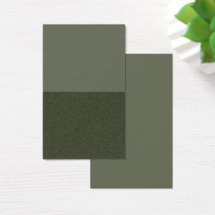 Half Textured Moss Green Profile Card – Customise