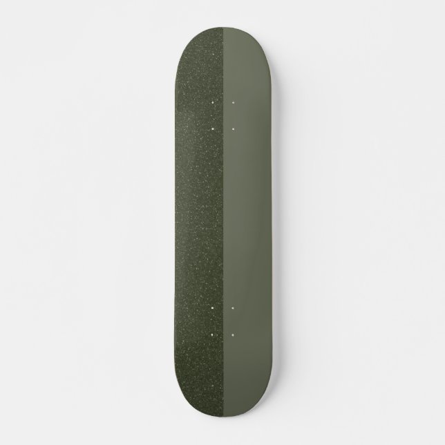Half Textured Moss Green Skateboard – Customisable (Front)