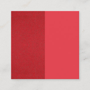 Half Textured Tomato Red Business Card – Customise