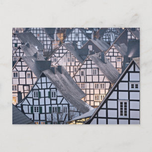 Half-timbered houses in Freudenberg, Germany Postcard