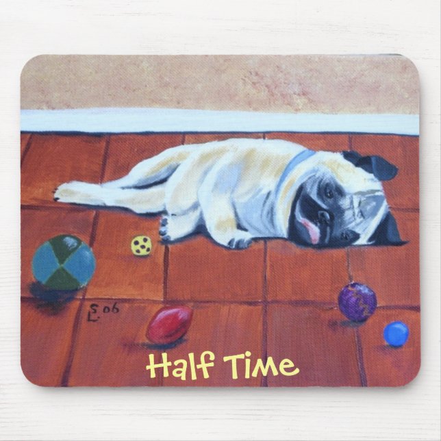 Half Time Mouse Mat (Front)