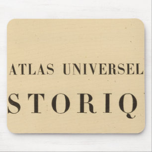 Half Title Atlas universel historique Mouse Mat