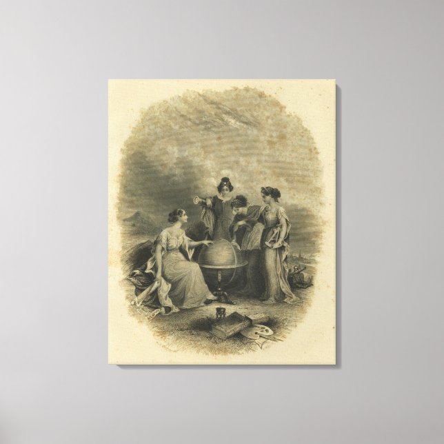 Half Title Colton's Atlas Of The World Canvas Print (Front)