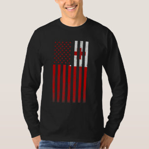 Half Tongan Flag Vintage American Inside Me Usa  1 T-Shirt
